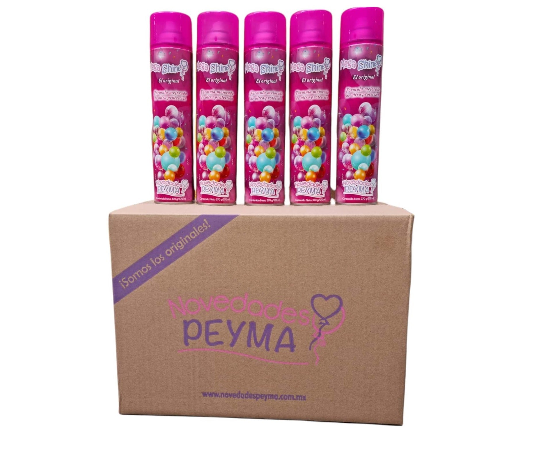 Mega Shine Novedades Peyma Box (24 Pcs) – City Balloons